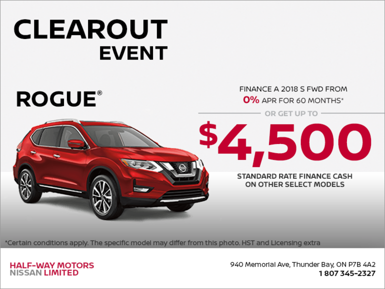 Get the 2018 Rogue today!