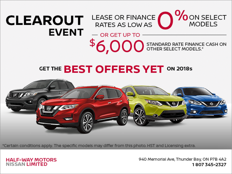 Nissan's Clearout Event!