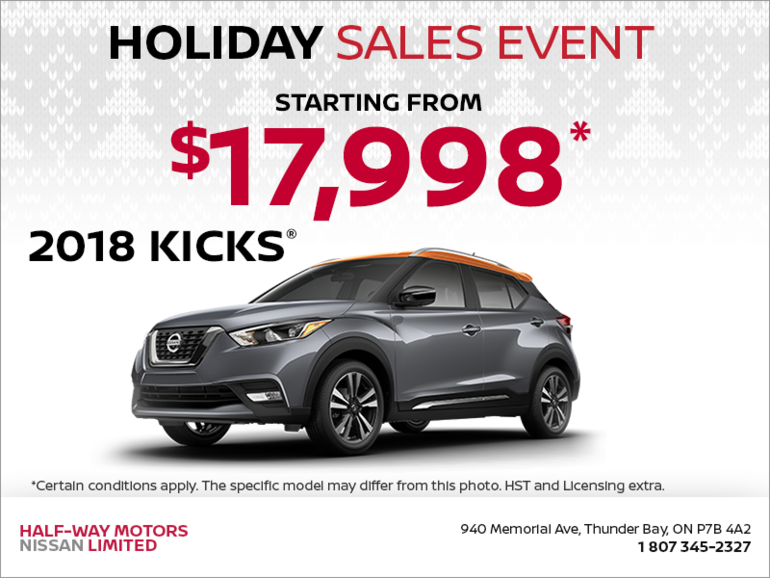 Get the 2018 Kicks Today!