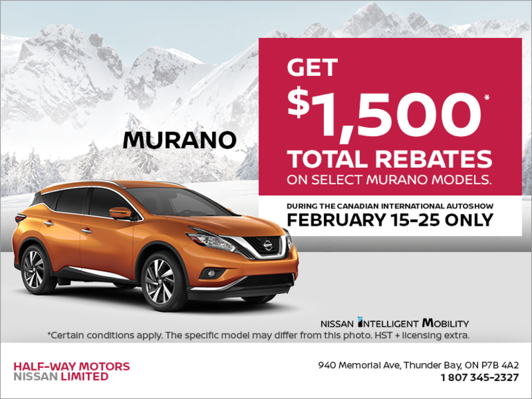 Get the 2018 Murano Today!