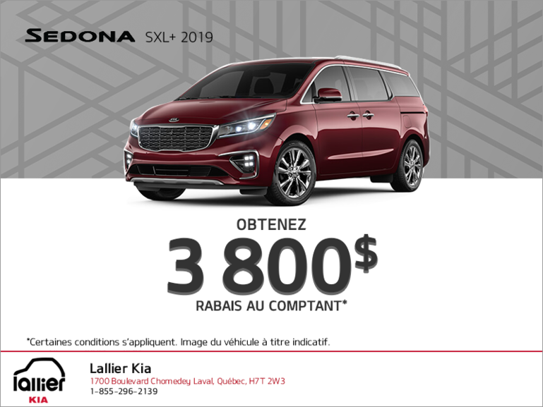 Le Kia Sedona 2019