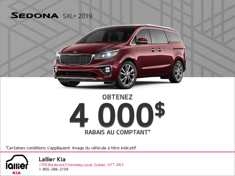 Le Kia Sedona 2019