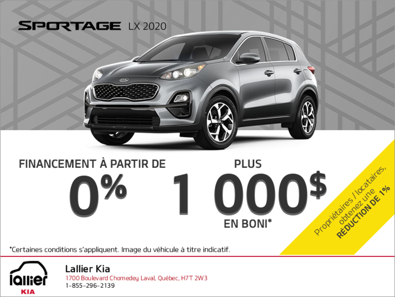 Le Kia Sportage 2020