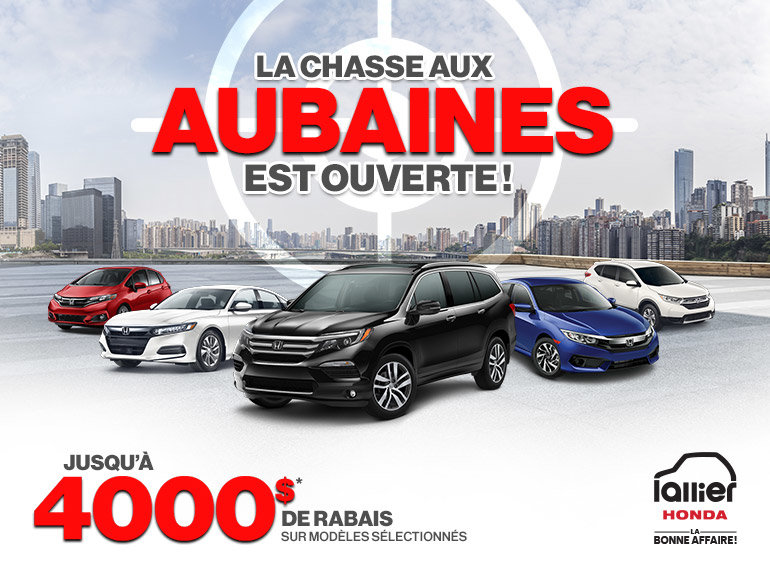 La chasse aux aubaines est ouverte !